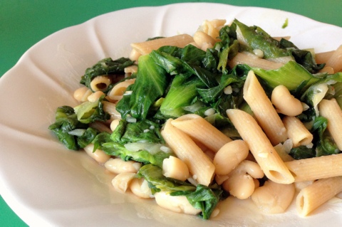 Greens and Beans Pasta