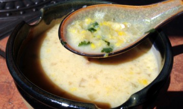 vegan Thai corn soup