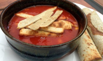 vegan tortilla soup