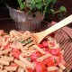 vegan pasta with tomato and basil
