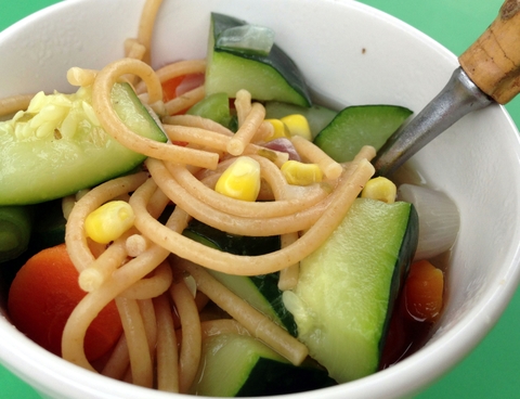 vegan zucchini noodle soup