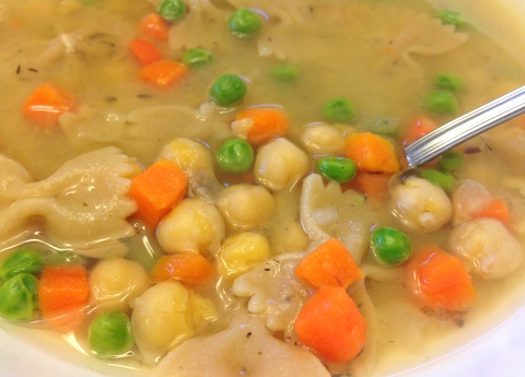 Easy Peasy Chickpea Soup Garden Dish Vegan Recipe